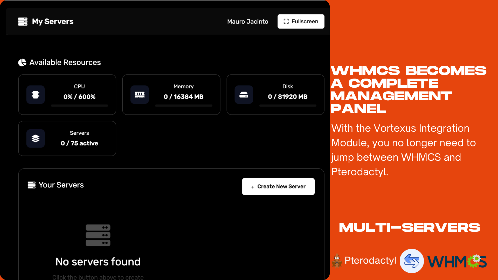 Vortexus Complete WHMCS & Pterodactyl Integration Module